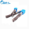 Bólido de BFL 3 4 Flute Roughing End Mill, revestimento de metal de trituração